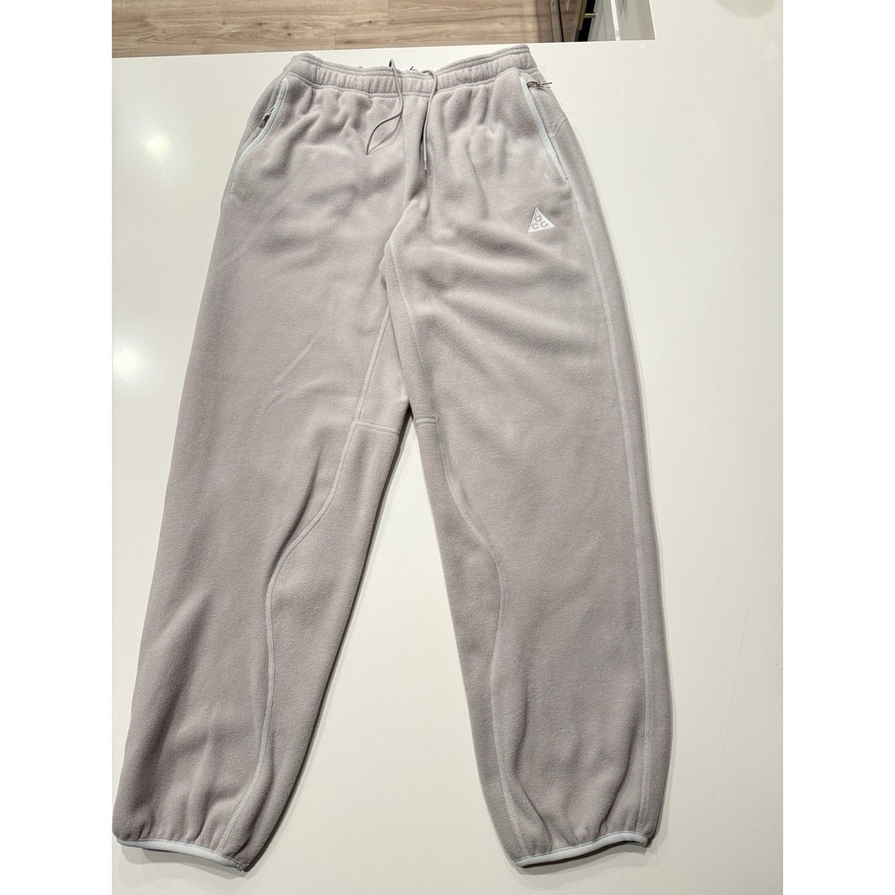Nike ACG Wolf Tree Fleece Pants College Grey HJ0241-009 Mens Small NWT
